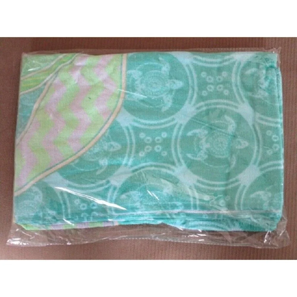 New Green Sea Turtle Beach Towel Cotton Bath Pool GIFT Ocean Honu Turtles Motif